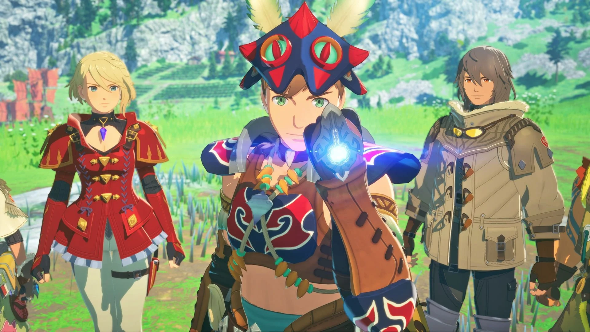 Monster Hunter Stories 3: Twisted Reflection screenshot of human characters