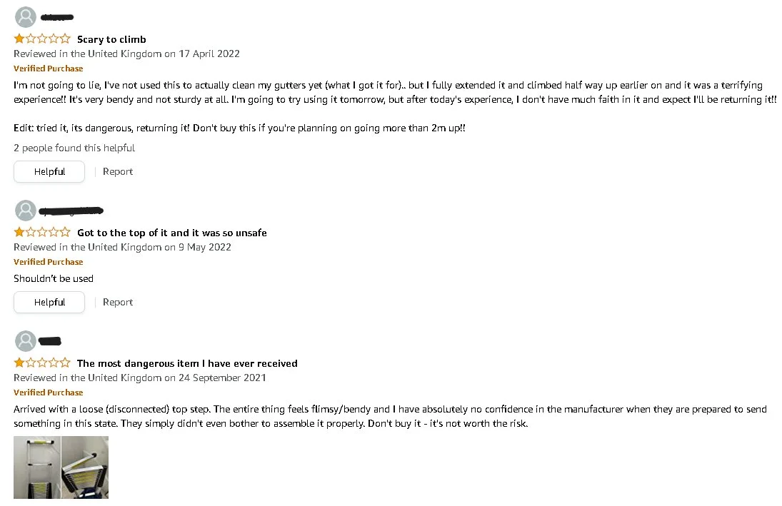 Fakes and ladders: Former electrician was left with broken ribs after falling off 'dangerous' ladder Joffrey Bogemans