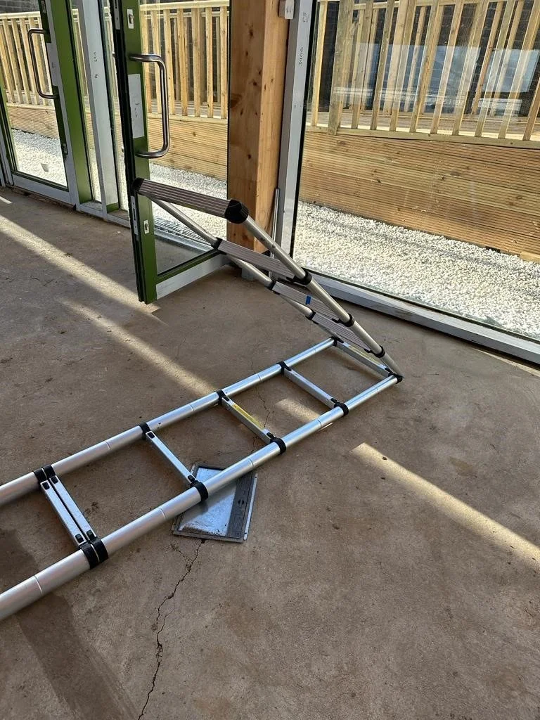 Fakes and ladders: Former electrician was left with broken ribs after falling off 'dangerous' ladder Joffrey Bogemans