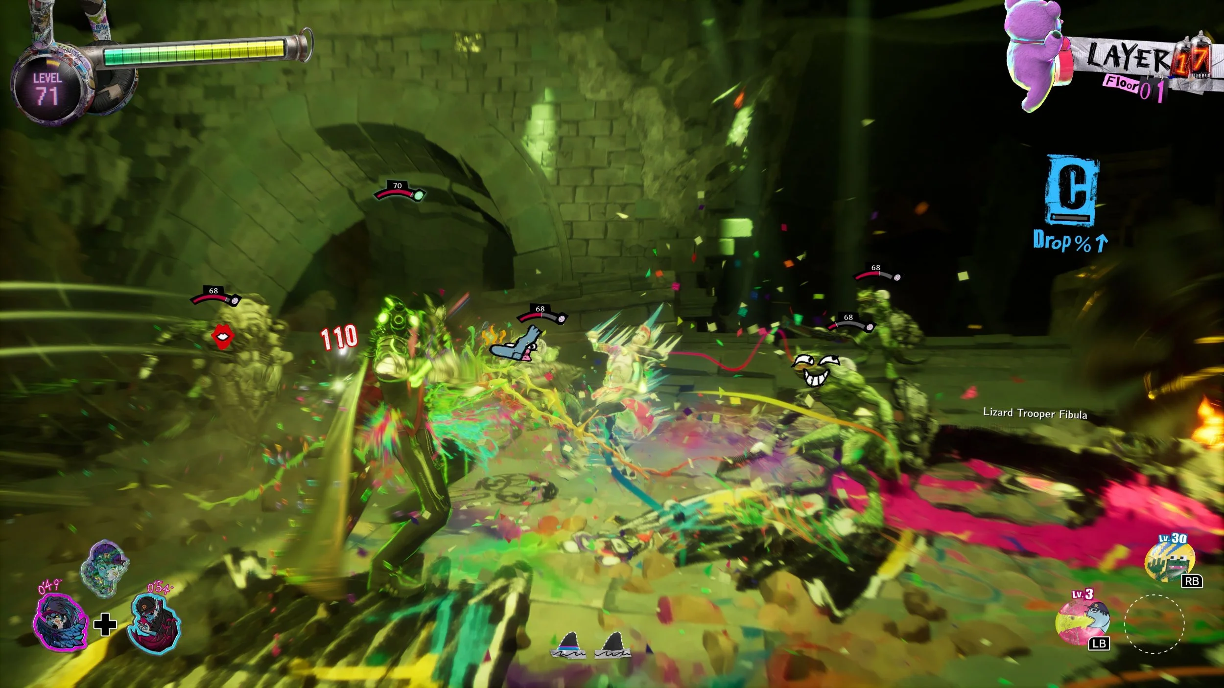 Stupid Never Dies screenshot of combat