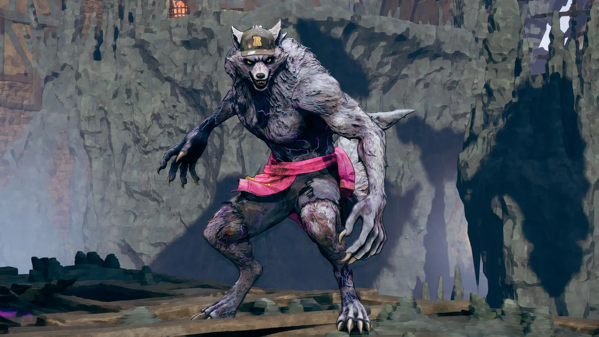 Stupid Never Dies screenshot of a werewolf