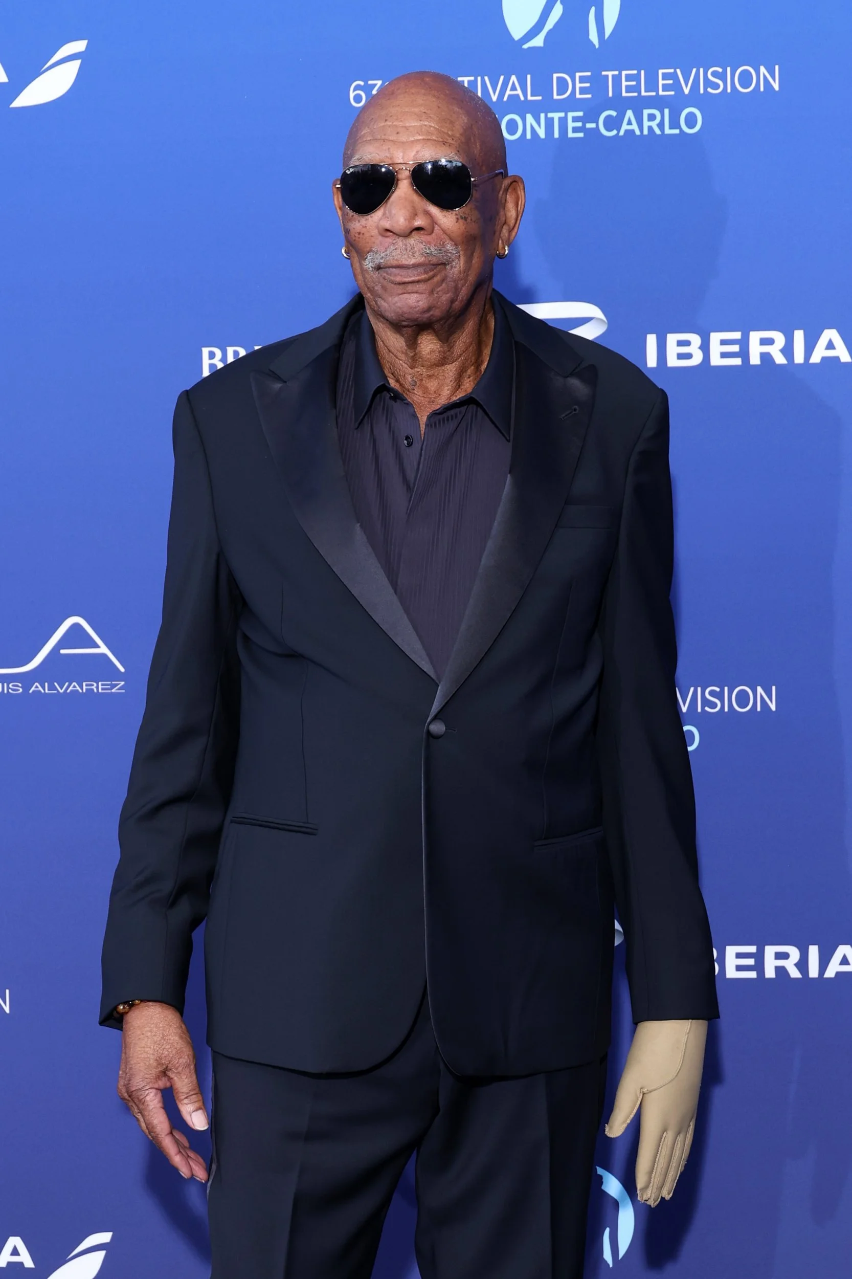 MONTE-CARLO, MONACO - JUNE 14: Morgan Freeman attends the Opening Ceremony during the 63rd Monte-Carlo Television Festival on June 14, 2024 in Monte-Carlo, Monaco. (Photo by Pascal Le Segretain/Getty Images)