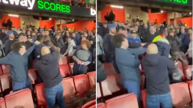 Thierno Barry posts video of Everton fans attacking his friends after Arsenal defeat at Emirates Stadium