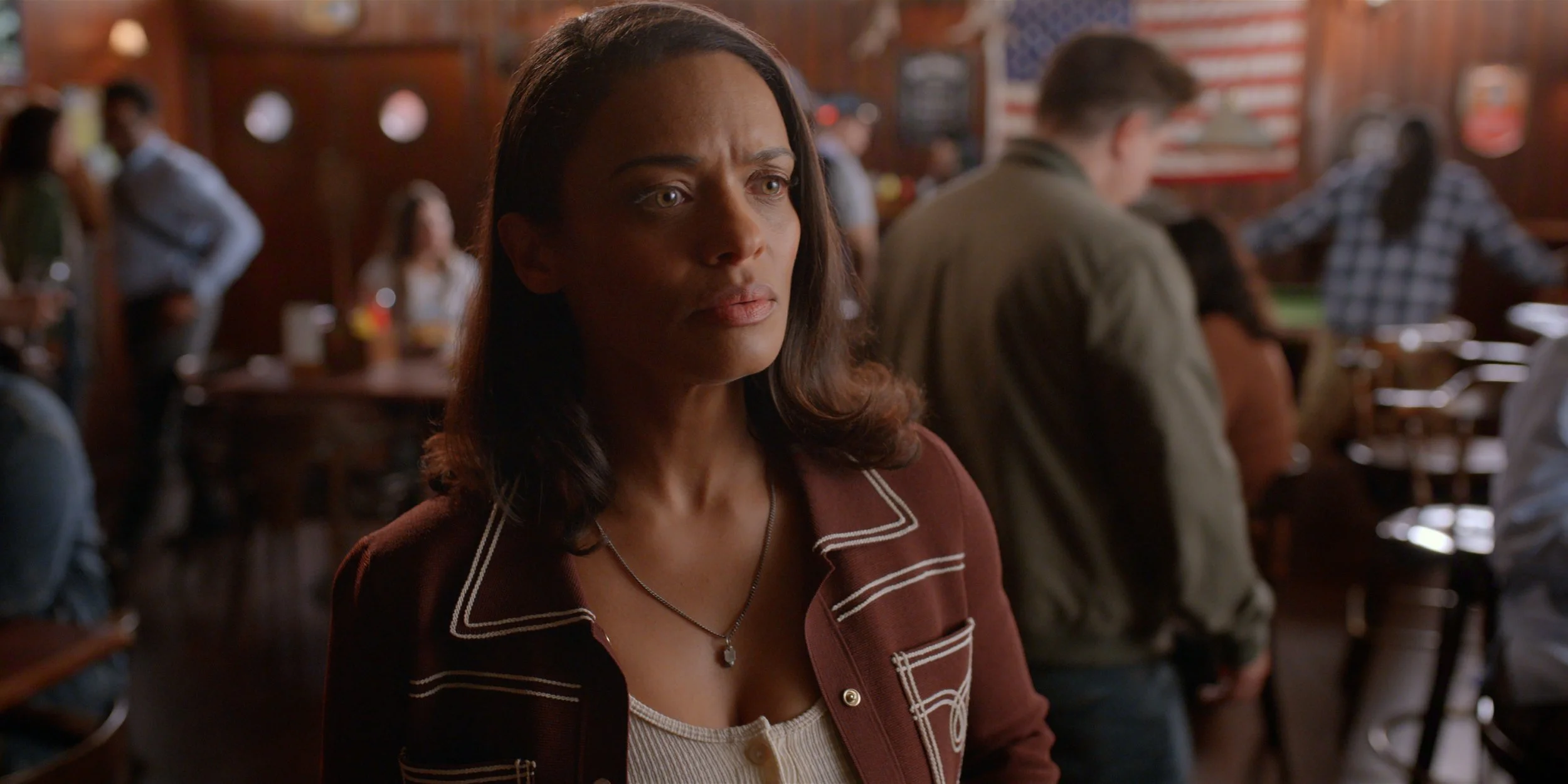 Virgin River S7.Kandyse McClure as Kaia Bryant in Episode #710 of Virgin River S7. Cr. Courtesy of Netflix ?? 2025