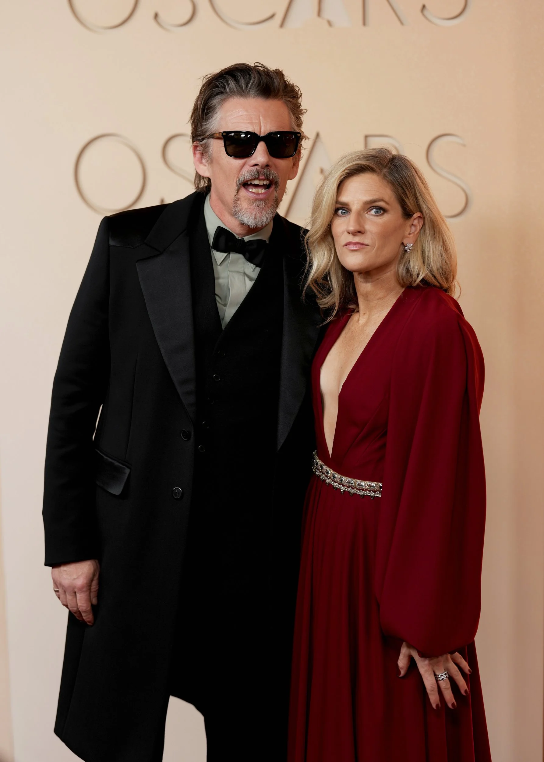 HOLLYWOOD, CALIFORNIA - MARCH 15: (L-R) Ethan Hawke and Ryan Hawke attend the 98th Oscars at Dolby Theatre on March 15, 2026 in Hollywood, California. (Photo by Matei Horvath/FilmMagic)